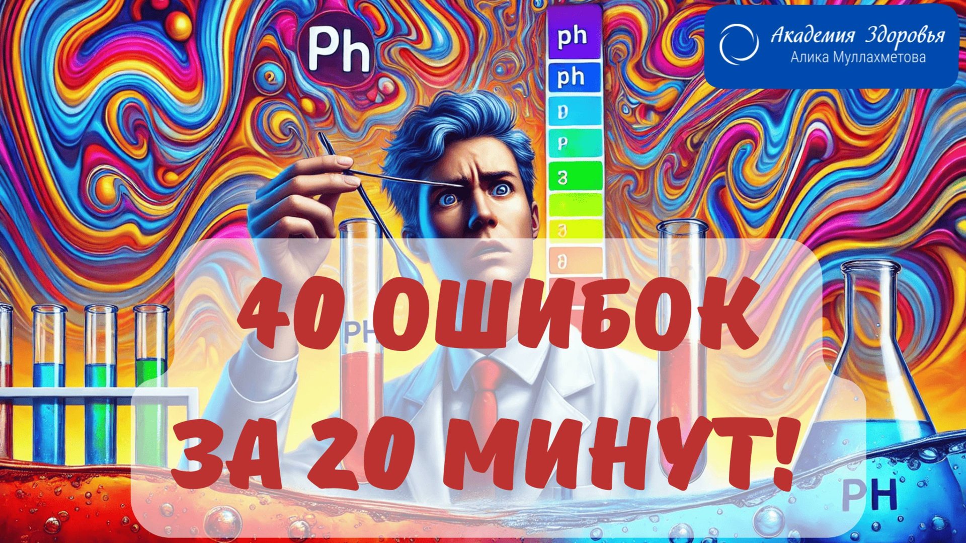 Популярный доктор о pH 40 ошибок за 20 минут – вам это не расскажут смотреть онлайн