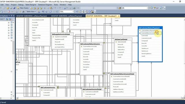 Business ERP Part 61 Sale Return Payment Transaction Code Complete ASP.NET MVC