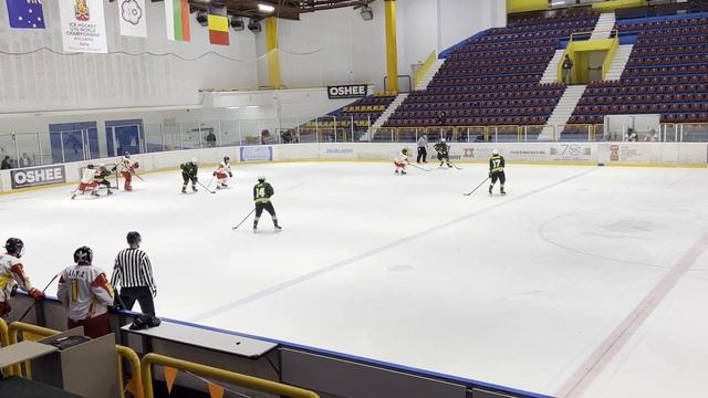 AUS vs CHINA (Period 1) 2023 IIHF World Men U18 DIVISION II, GROUP B
