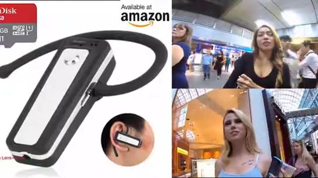 Bluetooth Earpiece Look-alike Spy Camera on Amazon! смотреть онлайн