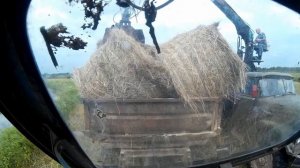 СПК Антоново 4я заключительная часть. Возим сено, буксуем на МТЗ 82.