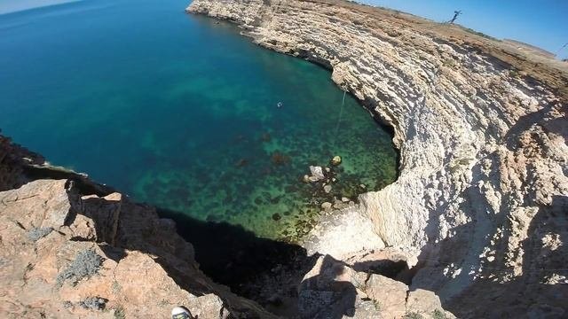 Гакал Яна|Прыжки с веревкой, с командой Jump & Fly|Мыс Фиолент 4 июня.