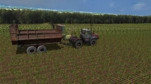 Fortschritt E-281 и Т-150К + ПИМ-40. Силос.