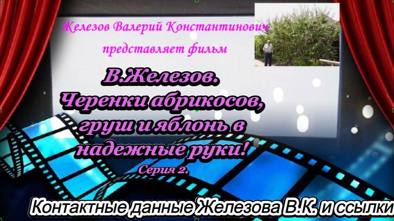 В.Железов. Черенки абрикосов, груш и яблонь в надежные руки! Серия 2.