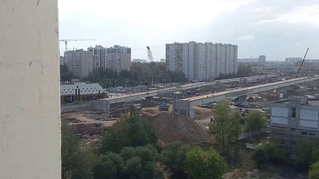 29 августа 2022 года. Юго-Восточная хорда. Южная Рокада. строительство продолжается... #влог смотреть онлайн