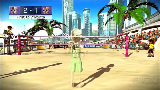Kinect Sports: Volleyball Gameplay смотреть онлайн