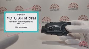 4K видеогарнитура для мотошлема. Новинка 2025 года!