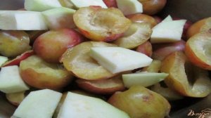 Варенье из слив кабачка и яблока