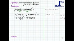 2_11_Производная суммы(разности) функций