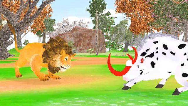 10 Mammoth Elephant vs 10 Zombie Bull vs Giant Tiger Attack Cow Gorilla Elephant Save by Wolly Mamo