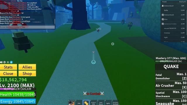 [Blox Fruit] Best Quake Main? (PVP Montage) смотреть онлайн