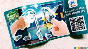 мальчик открывает три киндер джоя с крутыми игрушками внутри