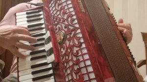 Три года ты мне снилась... - на аккордеоне