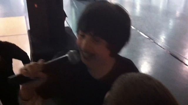 David Rudin rocking the MIC  Zach Shutans Bar Mitzvah Part 1