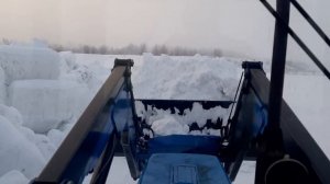 кун ТУРС 2000 на мтз82.1 вывоз снега