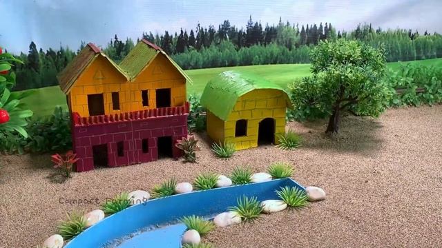 DIY how to make mini Cows, Mini Horse - Cattle Farm - Barn Animal - Farm House! смотреть онлайн