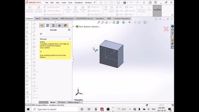 Free Online Training Solidworks Introduction Part 02 Nut 01