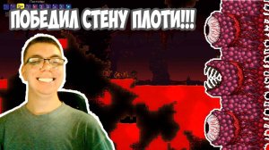 ПОБЕДИЛ СТЕНУ ПЛОТИ | ТЕРРАРИЯ ПРОХОЖДЕНИЕ