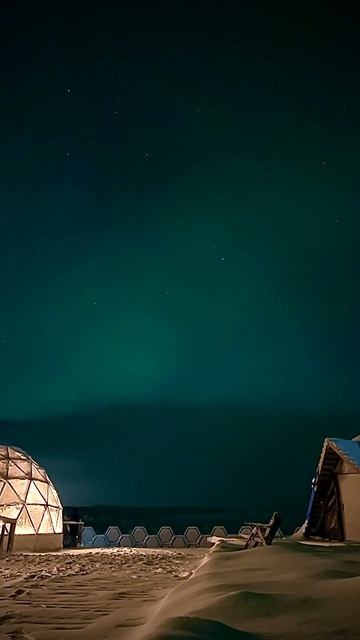 #auroravillage #северноесияние #мурманск #polarnight #глэмпинг @Aurora.Village #сияние