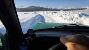 Москвич 2140 , ралли-спринт на льду , за Subaru Impreza