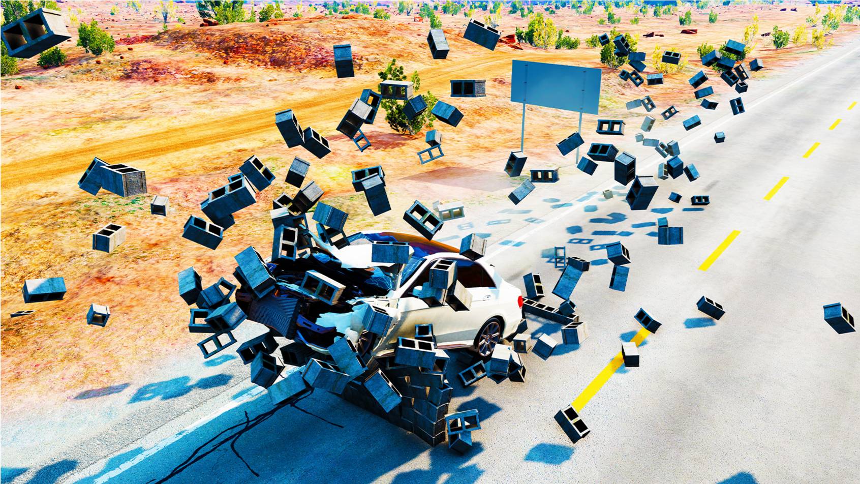 Автомобили против кирпичной стены – BeamNG.Drive смотреть онлайн