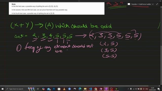 [HINDI] Codeforces Problem A. Odd Set | Tutorial And Solution | Codeforces Ladder