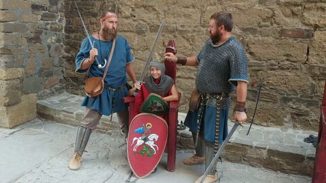 Наш Король Николай. Генуэзский шлем. Работа аниматоров в действии. смотреть онлайн