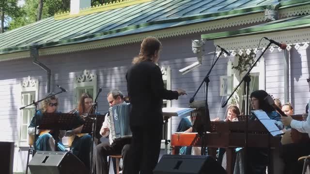 Джаз-бэнд Легенда (город Тула). Концерт в музее Спасское-Лутовиново. Орловская область. Jazz band.