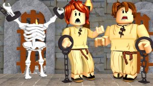 Прохождение в игре Roblox обби, побег из подземелья часть 1