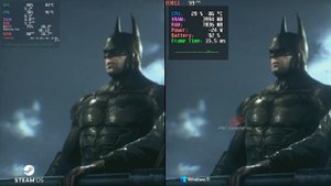 SteamOS vs Windows 11 - Batman: Arkham Knight - Steam Deck
