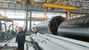 Линия нанесения антикоррозионных защитных покрытий на трубы диаметром до 3000 мм