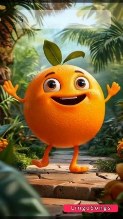 Апельсин - Orange 🍊 Английский для детей #апельсин #orange #английскийдлядетей