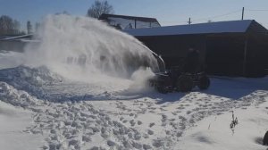 ТРЁХКОЛЁСНЫЙ трактор со шнекоротором. Часть 8