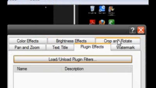 VideoPad tricks: effects on free version