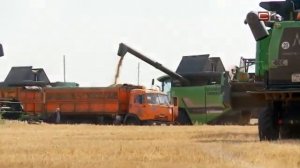 Комбайны DEUTZ-FAHR на уборке урожая
