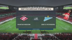 Футбол. Спартак - Зенит. Российская Премьер - Лига. 21 тур. РПЛ.