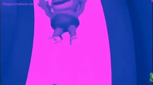 PINK & BLUE & CHIPMUNK VOICE GUMMIBAR LOLLIPOP GUMMY BEAR SONG #krazygummy