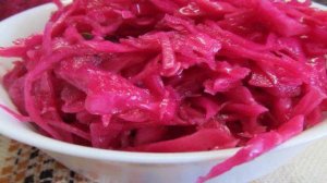Маринованная красная капуста