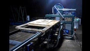 Станок производства щек кабельных барабанов №8-22