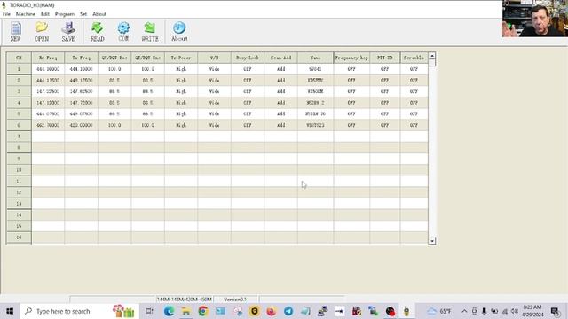 TIDRADIO TD-H3 Channel Programming