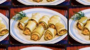 Рулетики из кабачков
