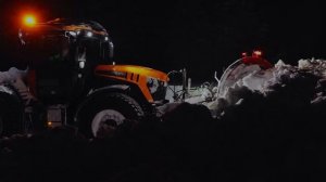 JCB Fastrac 4220 Snow Removal | With Mählers DPD & Vuomet side wing