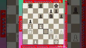 Round 7, European Chess Championship 2023, Anton Korobov and Benjamin playing tremendous victory