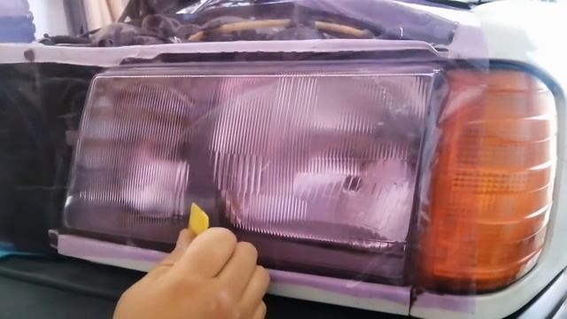 تغليف الأضواء الأمامية لسياراة مرسيدس Emballage de phares de voiture Mercedess смотреть онлайн