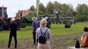 Сеялка AMAZONE CONDOR 12001 и трактор К-744