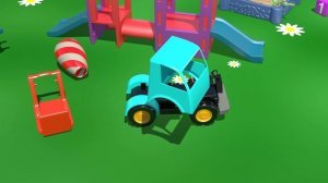 Развивающие мультфильмы про машинки - Бетономешалка - развивающий мультик