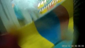 Спуск с горки космической тарелки в Мореоне )))