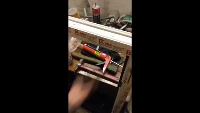 Часть 1 Установка пластикового окна в газобетон пеноблок полистеролбетон.