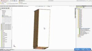 SWOOD : Wood furniture design in SOLIDWORKS