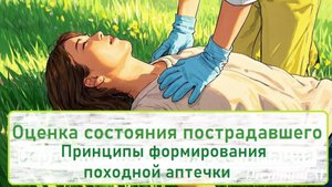 Оценка состояния пострадавшего. Формирование походной аптечки.